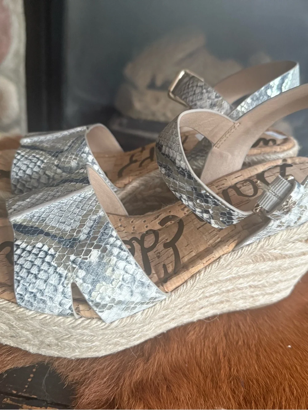 Sam Edelman Maura Espadrille Wedge Sandals Size 9 NWT